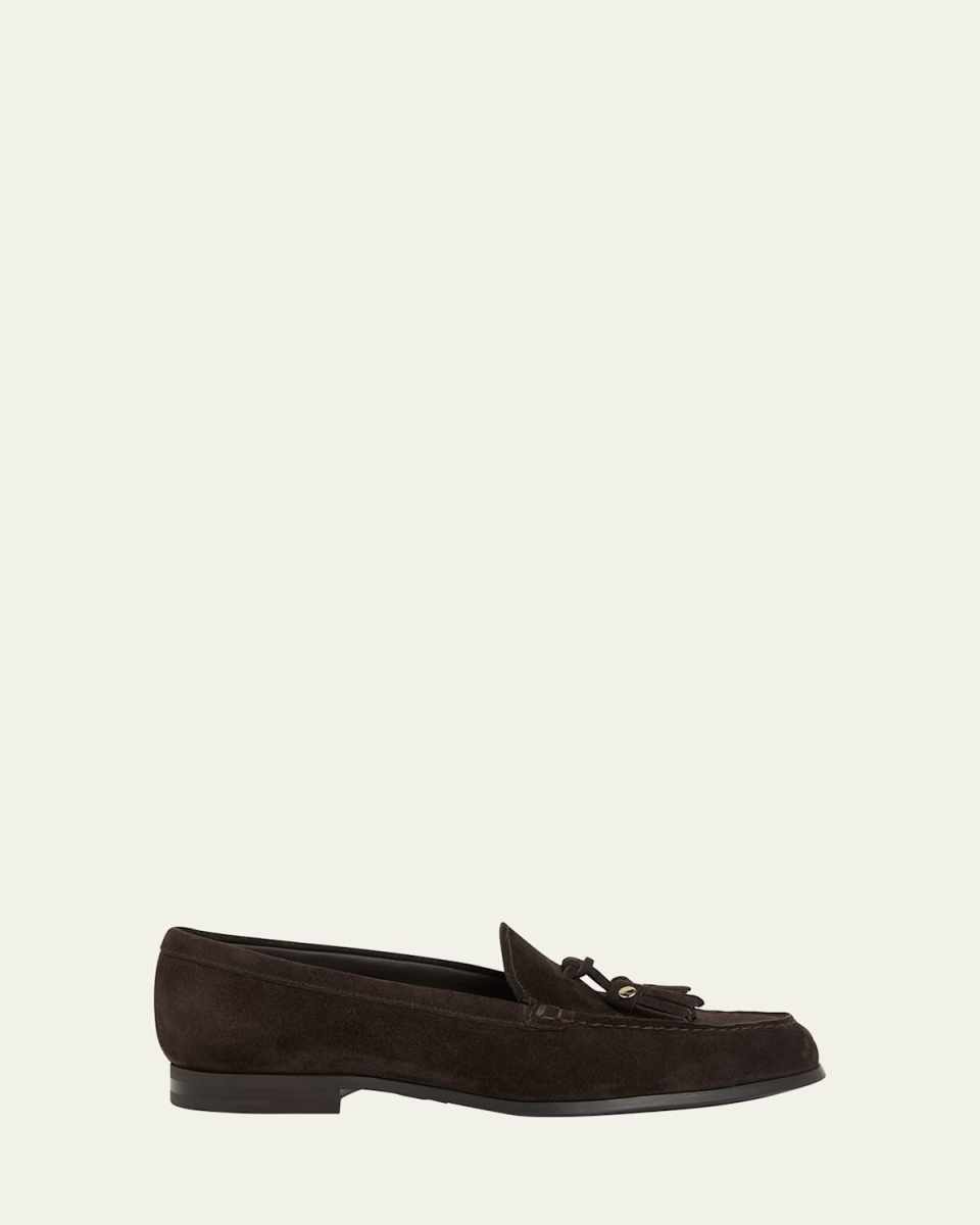 Priscilla Suede Tassel Loafers